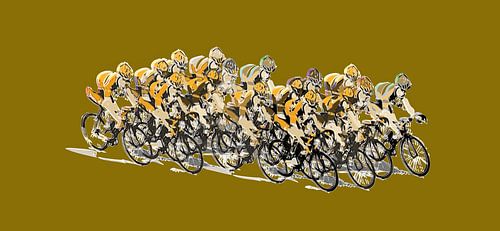 peloton cyclists by ! Grobie
