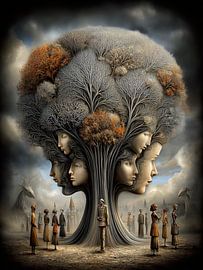 L''r Baum der Gesichter