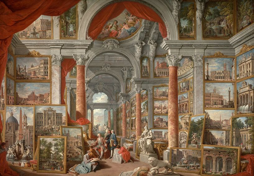 Modern Rome, Giovanni Paolo Panini by Masterful Masters