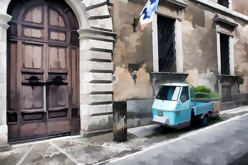 A Vespa Piaggio in Rimini