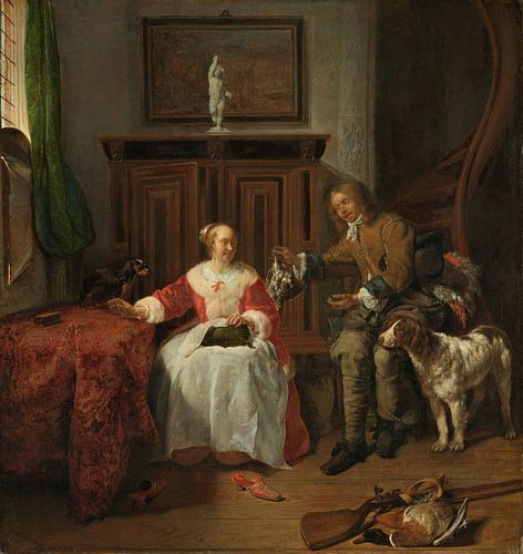 De jagersbuit, Gabriël Metsu