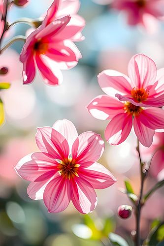 Pink flowers