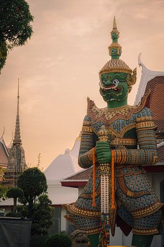 Gardien du temple au coucher du soleil sur NZME Photography