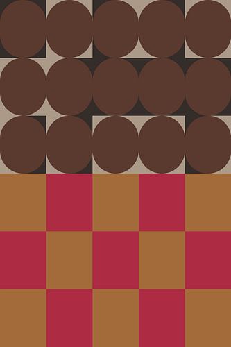 Retro geometrisch patroon nr. 2_7