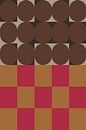 Retro geometrisch patroon nr. 2_7 van Dina Dankers thumbnail