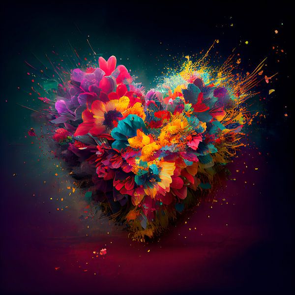 Explosion of Love 4 by Maarten Knops