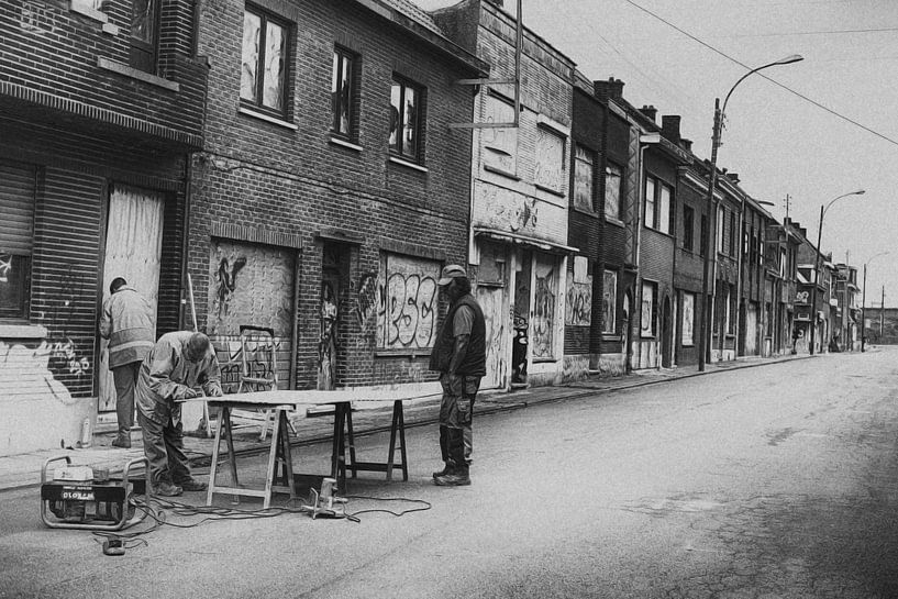 Doel, verlaten dorp in België  by marleen brauers