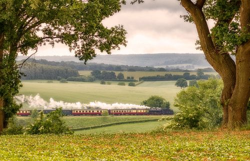 Het Miljoenenlijntje door de Zuid-Limburgse heuvels bij Simpelveld