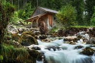 Gollinger mill at the waterfall in Tyrol by Voss Fine Art Fotografie thumbnail