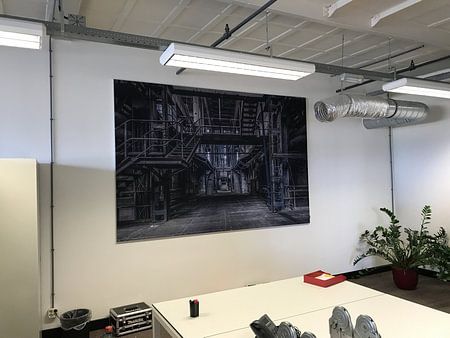 Pipes and tubes in the factory