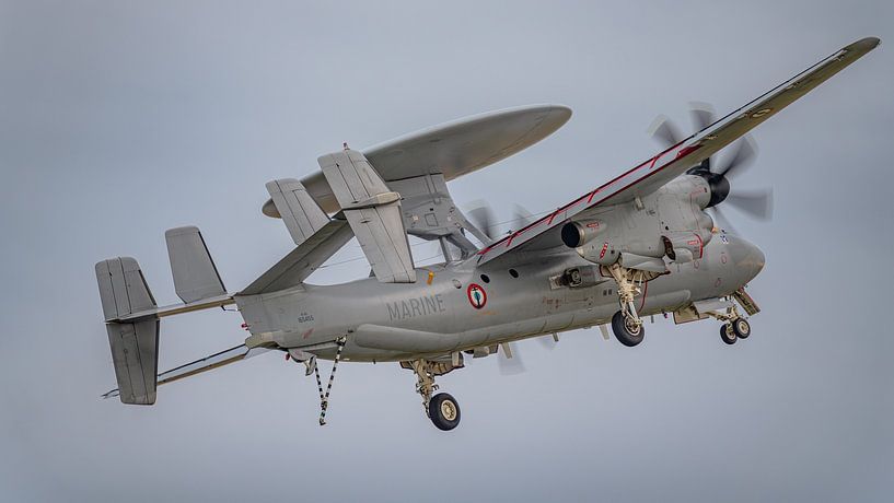 French Navy Northrop Grumman E-2C Hawkeye. by Jaap van den Berg