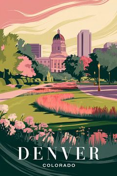 Denver, Colorado van Poster Art Shop