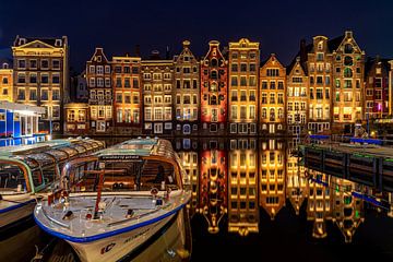 Amsterdam - Damrak in stilte van Marco Schep