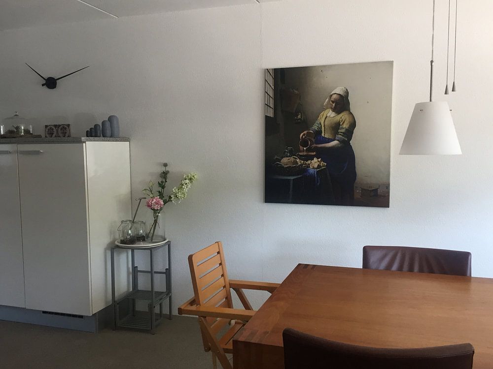 The Milkmaid - Vermeer painting 