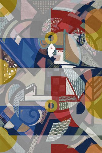 Reis door een abstracte wereld