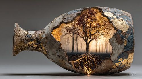 De Natuur in een Stenen Kruik