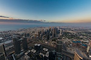 Dubai Skyline van Ronne Vinkx