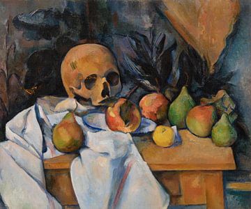 Stilleben mit einem Totenkopf, Paul Cézanne (ca. 1896-1898)