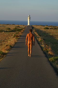 Op weg naar de vuurtoren van Matthias Stolt