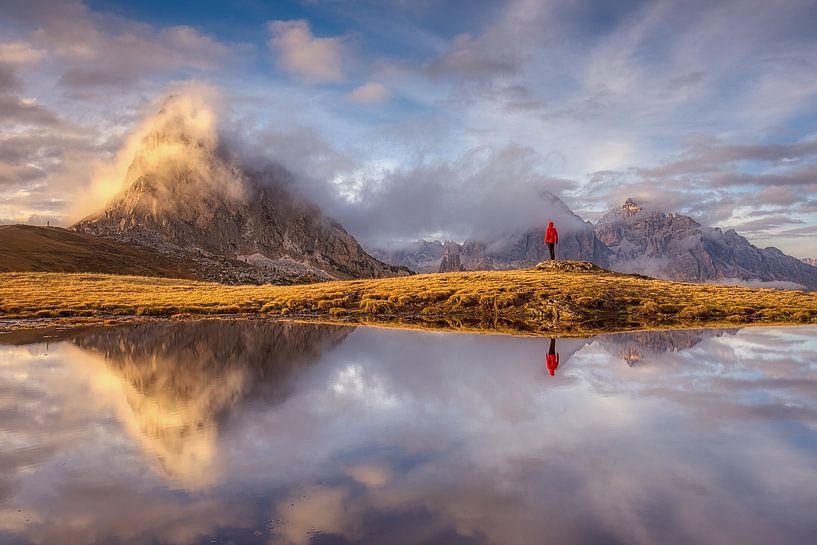Ra Gusela in clouds by Judith Kuhn
