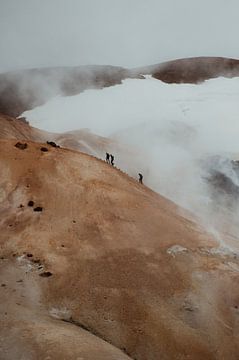 Hikers on Kerlingarfjöll Iceland by Lauw Design & Photography