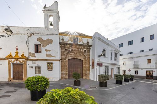 Kapel of kerk, Capilla de la Caridad, in het centrum van de stad Rota, Córdoba, Andalusië, Spanje.
