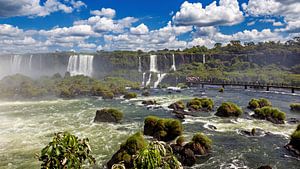 Die Iguazu Wasserfälle zwischen Argentinien und Brasilien