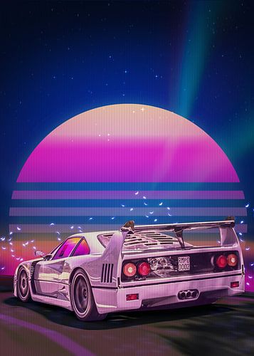 F40 Weißer Ferrari