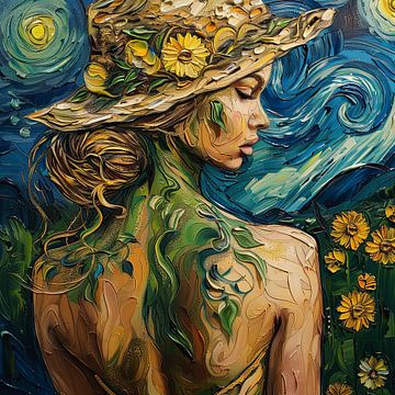 vrouw van Gogh van Egon Zitter