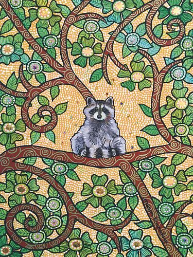 Cute Raccoon van Manon Elmendorp