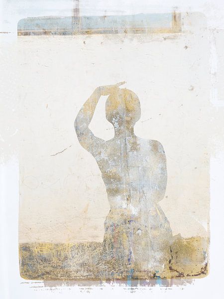Luminous Echoes - a silhouette of a portrait by Imaginative