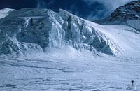 Randonnée à ski dans le groupe Ortler (1989) / Rupture de glacier