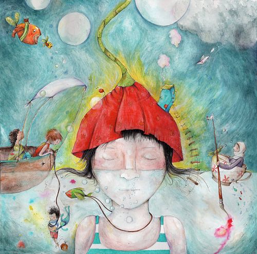 A crowded world by keanne van de Kreeke