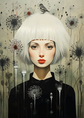 My dandelion garden by Mirjam Duizendstra
