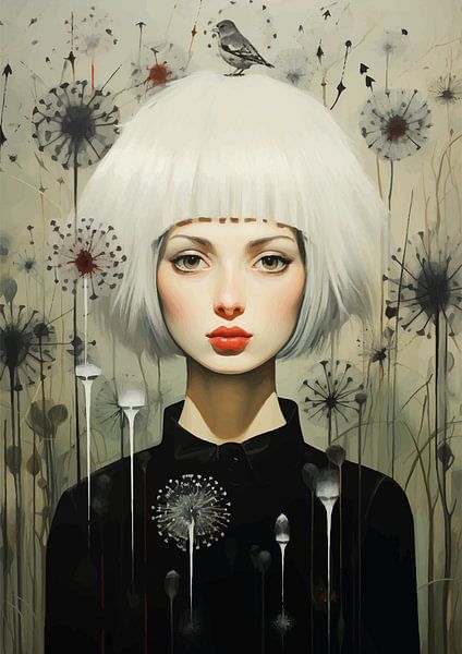 My dandelion garden by Mirjam Duizendstra