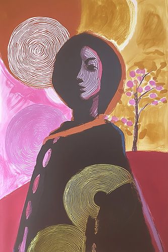 Psychedelic Vibes van Bianca ter Riet