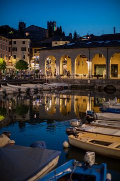 Desenzano del Garda - Porto vecchio in the evening by t.ART