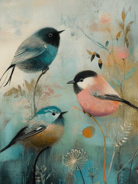 Kleurrijke vogeltjes van Studio Allee