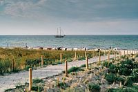 Plage de Boltenhagen : le voilier !