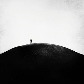 Solitude au sommet de la colline sur Poster Art Shop