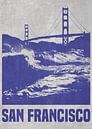 The Golden Gate Bridge in San Francisco by DEN Vector thumbnail