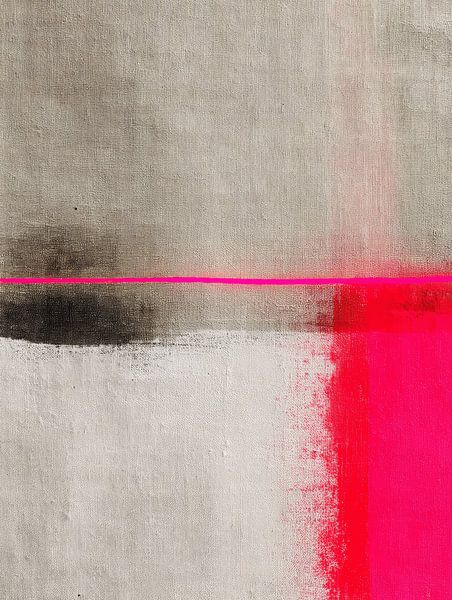 Modern abstract with neon pink accent by Studio Allee