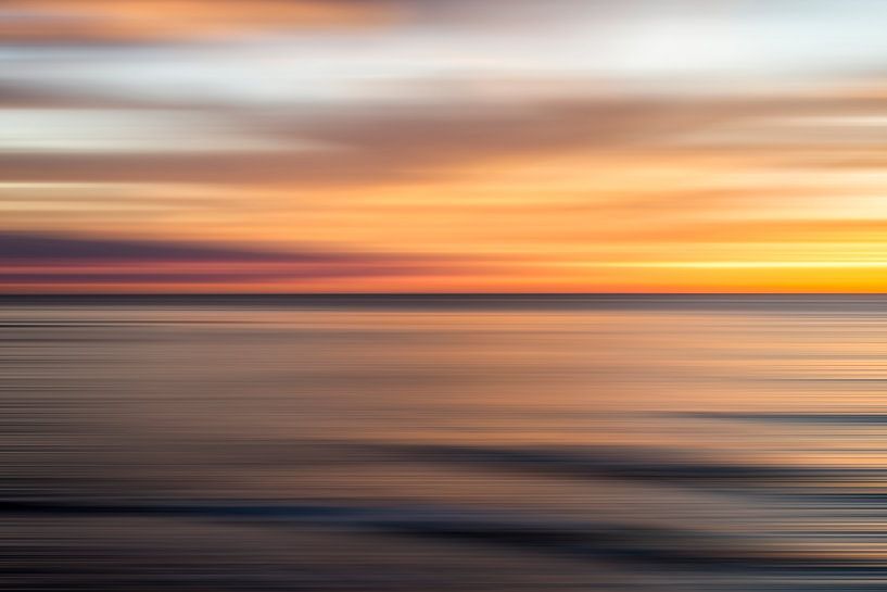 Stretching Of Time - Coastal Abstract by Joseph S Giacalone Photography