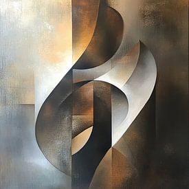 Dynamische Metallic-Reifen von Moderne Kollektion