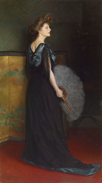 Porträt von Frau Francis Stanton Blake, Julius LeBlanc Stewart von Meesterlijcke Meesters