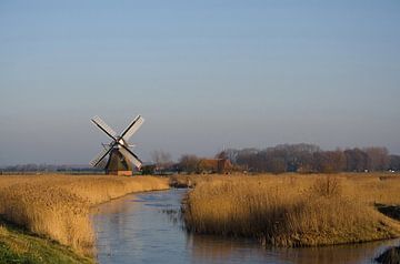 Dutch mill "Noordermolen" in Groningen by Sandra de Heij