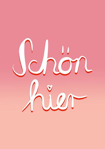 Beautiful here pink pastel