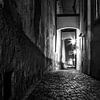 A narrow alley in the Old Town of Prague by Frank Herrmann
