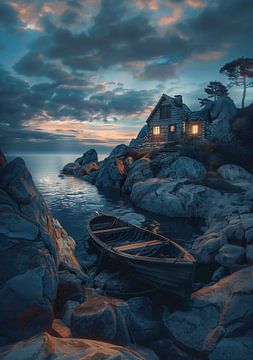 Mystical riverside house by fernlichtsicht