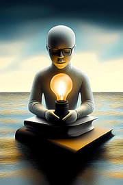 De verlichting van de denker van Vythryd Arts